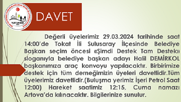 Şimdi Destek Zamanı